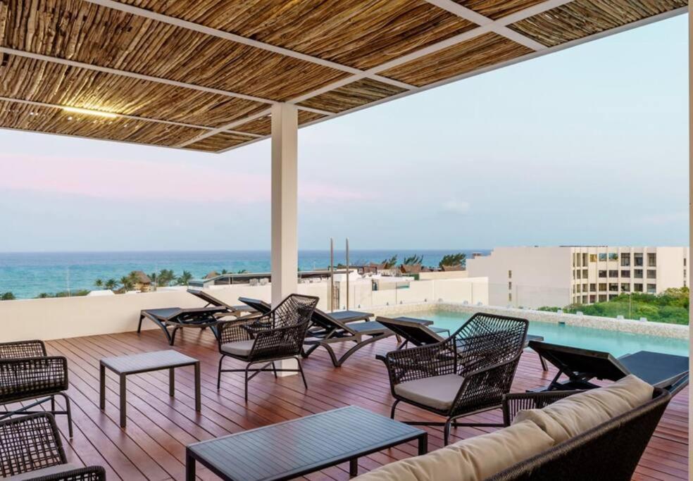 Apartamento Encantador Departamento/roof Top Vista Al Mar/gym *