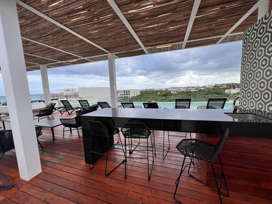 Encantador Departamento/roof Top Vista Al Mar/gym Playa del Carmen